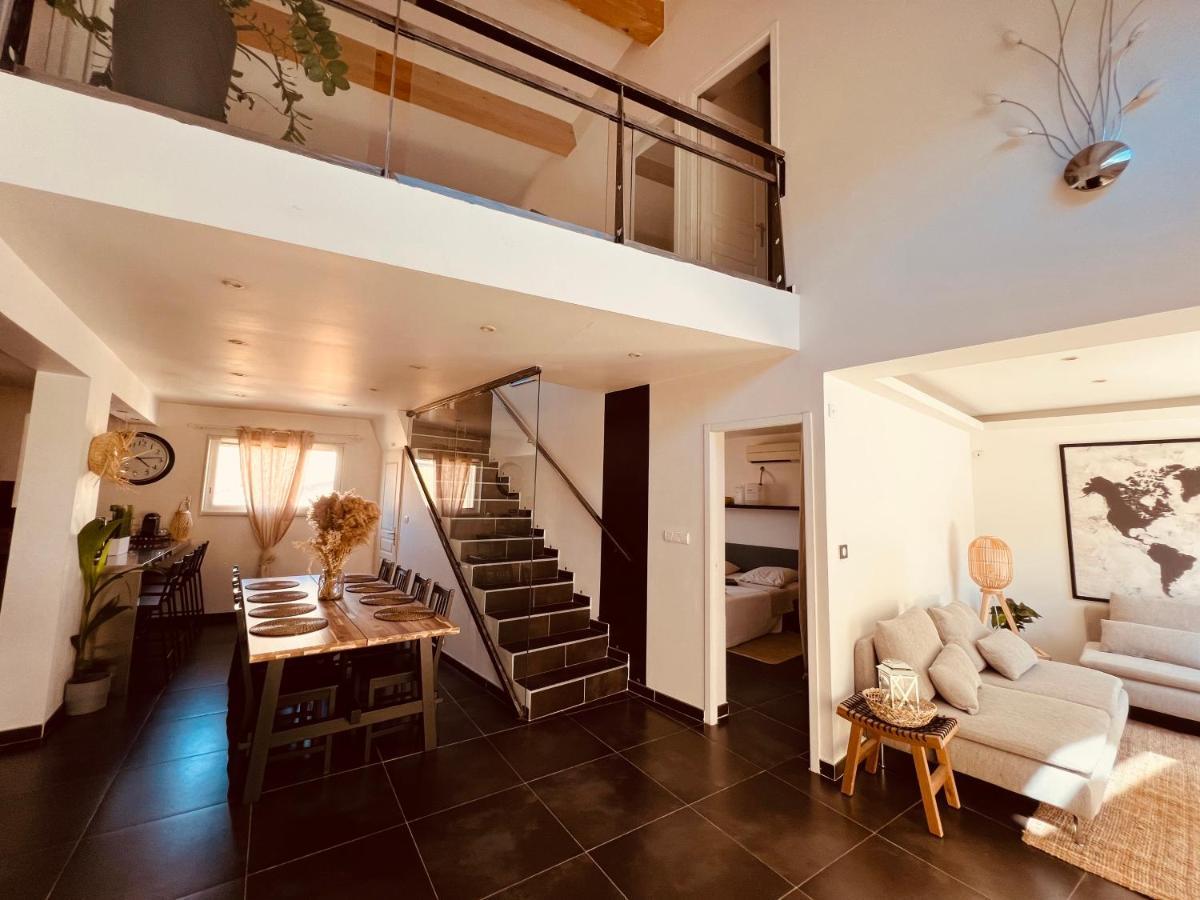 נים Maison De Village Ecusson - Logement Entier - 160M2 - 4Chambres - Centre Ville - Terrasse - Climatise מראה חיצוני תמונה